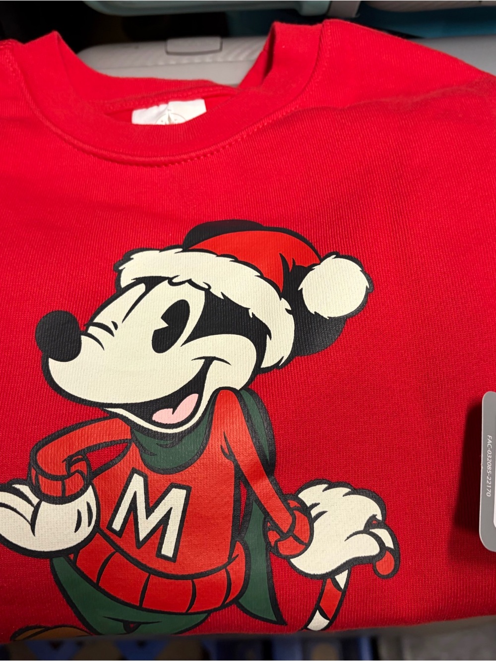 Disney kids  Red Mickey Graphic Sweatshirt